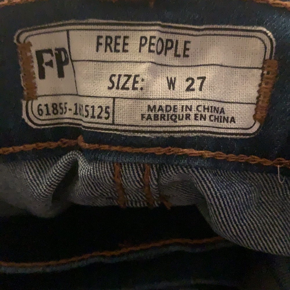 Free People Wide Leg Dallas Jeans. Size 27,28 - Picture 5 of 8